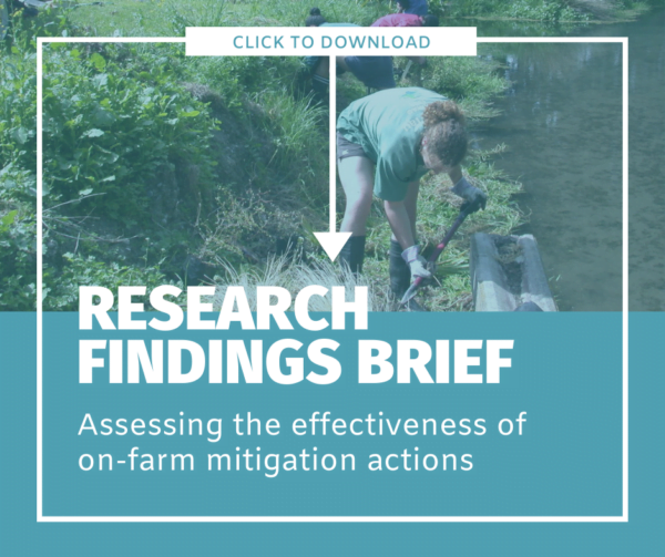 Direct Download: Research Findings Brief: Assessing the effectiveness of on-farm mitigation actions