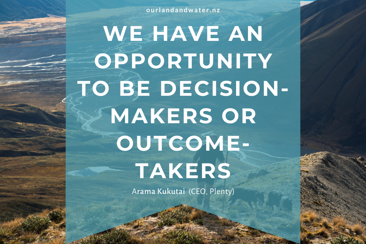 Arama Kukutai – "We have an opportunity to be decision makers or outcome takers."