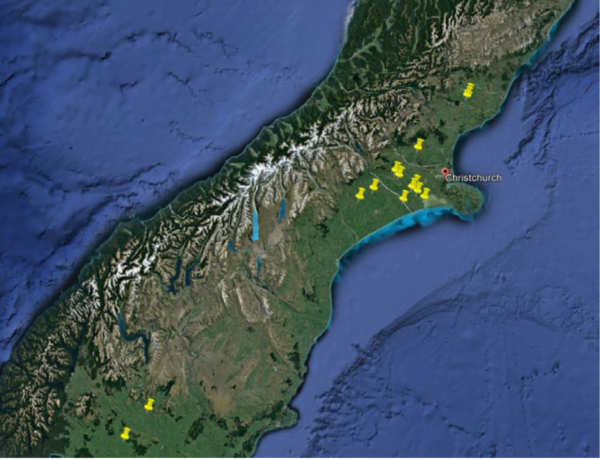Map 1: Farm locations